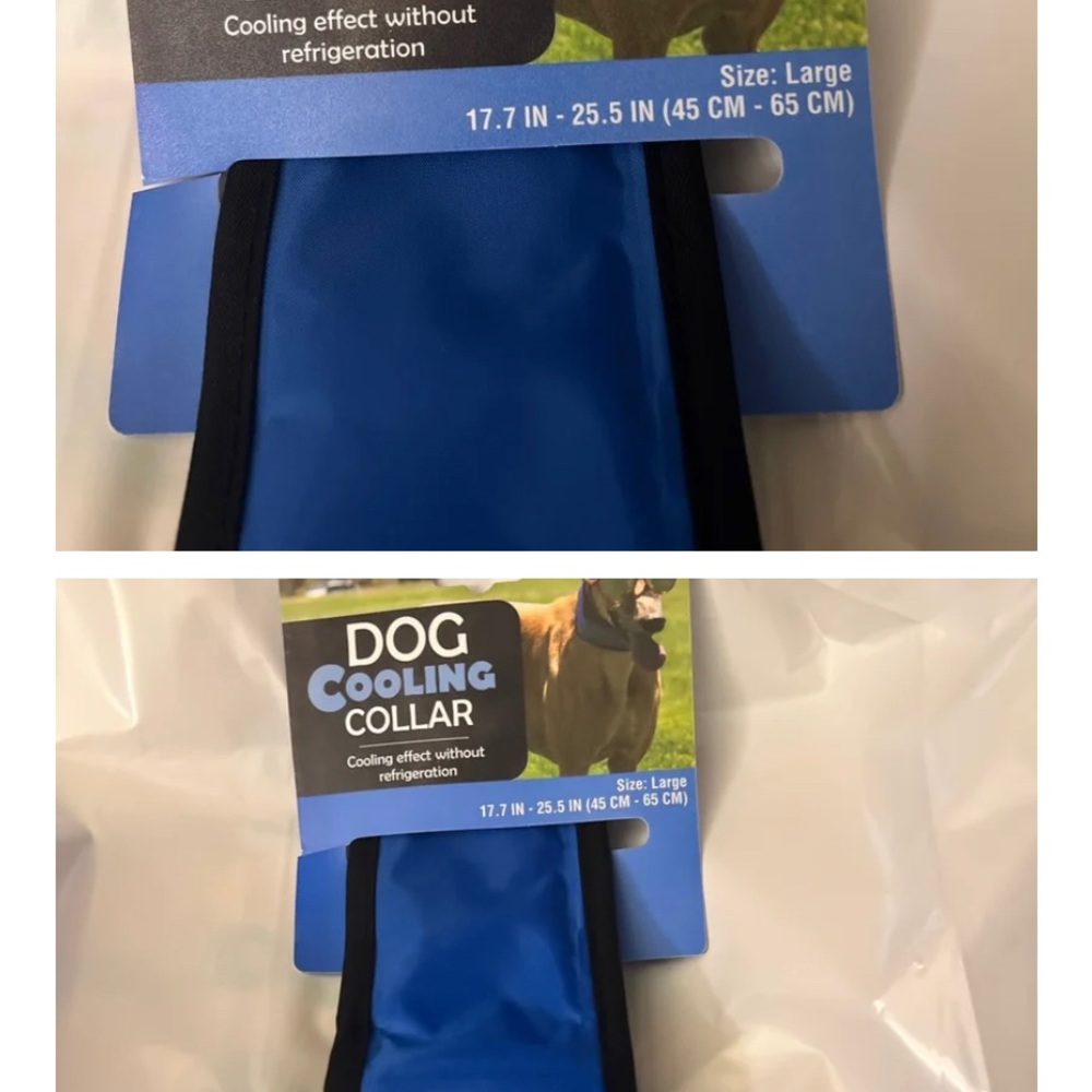 New Dog Cooling Collar Large
